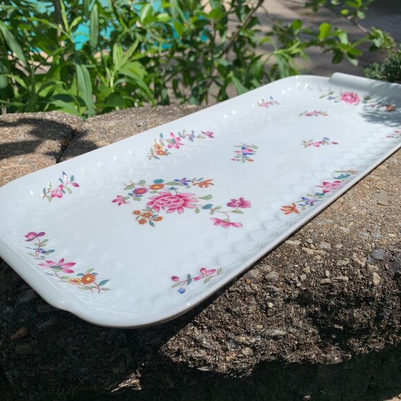 Vtg Rare Bernardaud Limoges French Long Plate - Picture 1 of 13